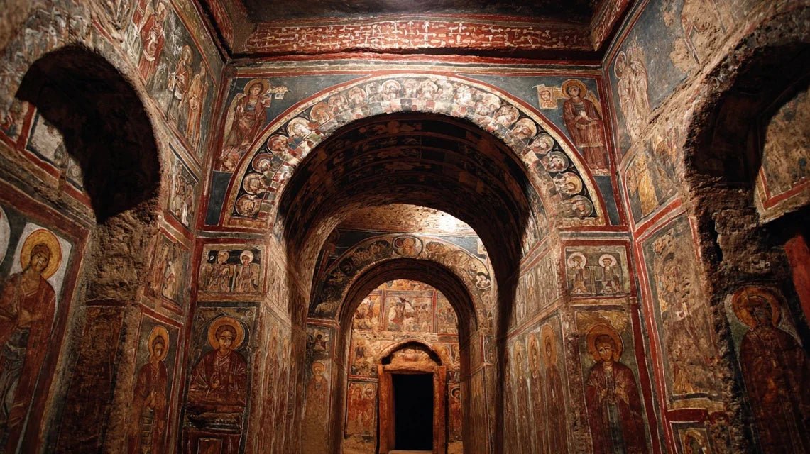 Que représentent les fresques éthiopiennes orthodoxes anciennes ?