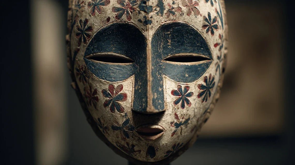 Que signifient les masques féminins blancs dans l'art Punu ?