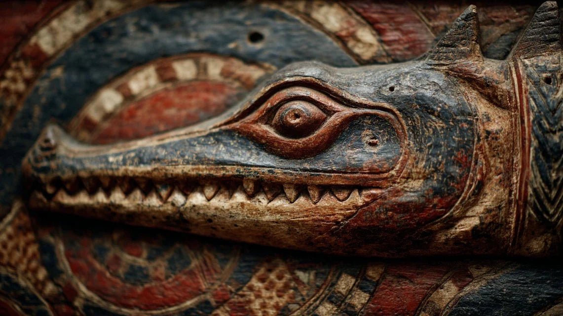 Quelle est la symbolique du caïman dans l'art Sénoufo ?