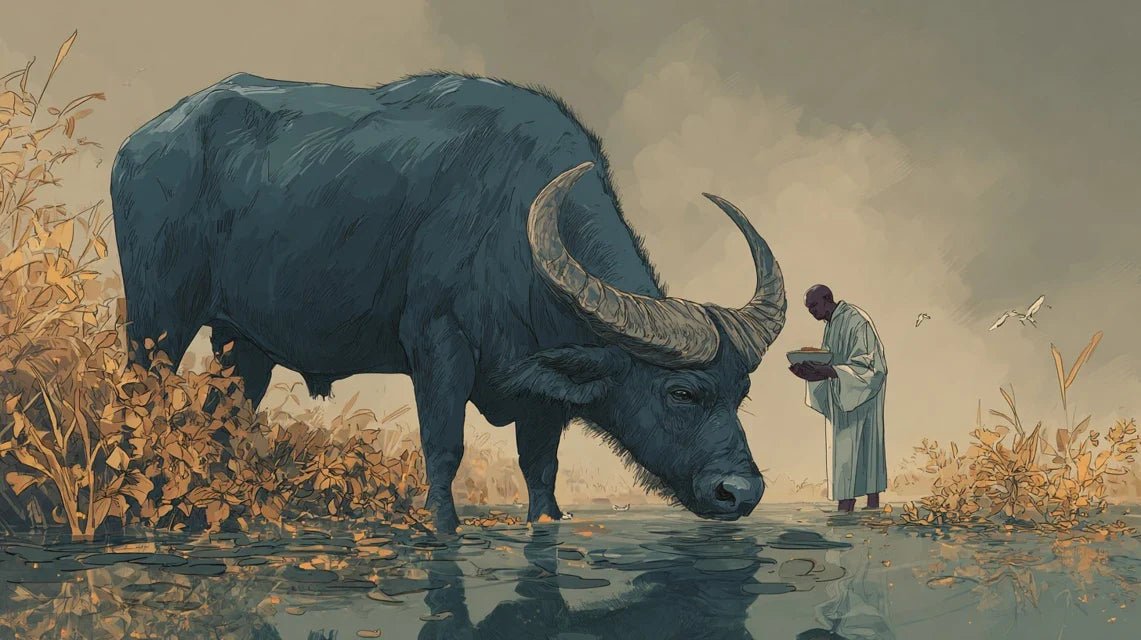 Quelle est l'histoire du buffle dans la mythologie Yoruba ?