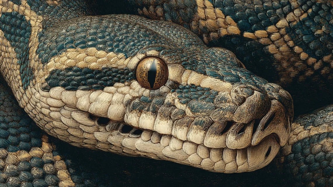 Quelle est l'histoire du python royal dans l'art vodoun béninois ?