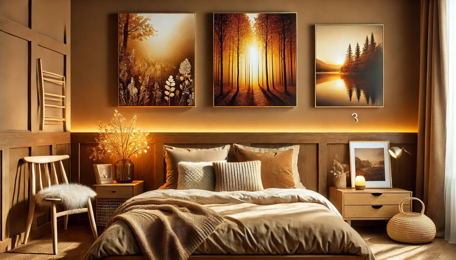 Quels tableaux nature privilégier pour une ambiance chaleureuse dans une chambre ?