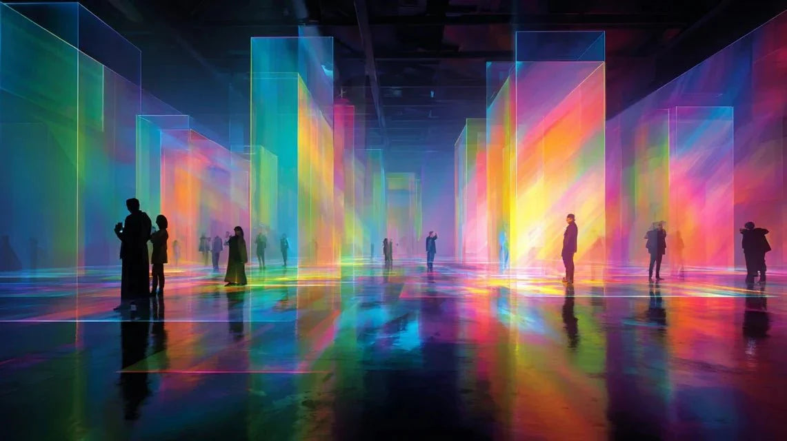 Réalité augmentée et tableaux abstraits : nouvelles expériences artistiques