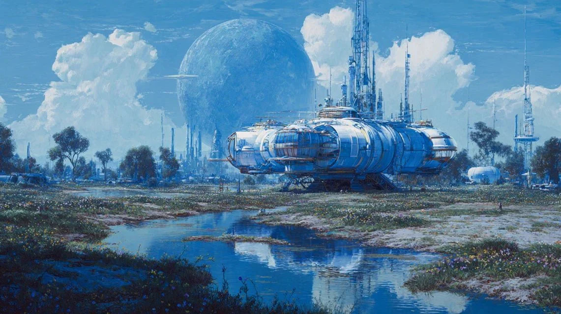 Solarpunk : le futur optimiste de l'espace en art contemporain