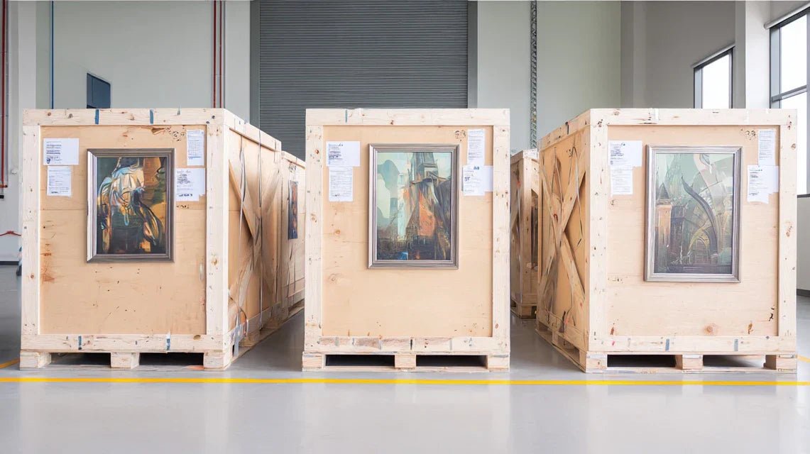 Stockage temporaire entre expositions : vos œuvres en lieu sûr