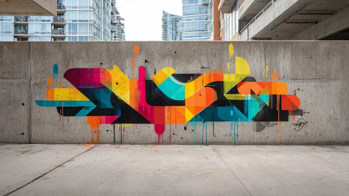 Street art abstrait : quand l'abstraction investit l'espace urbain