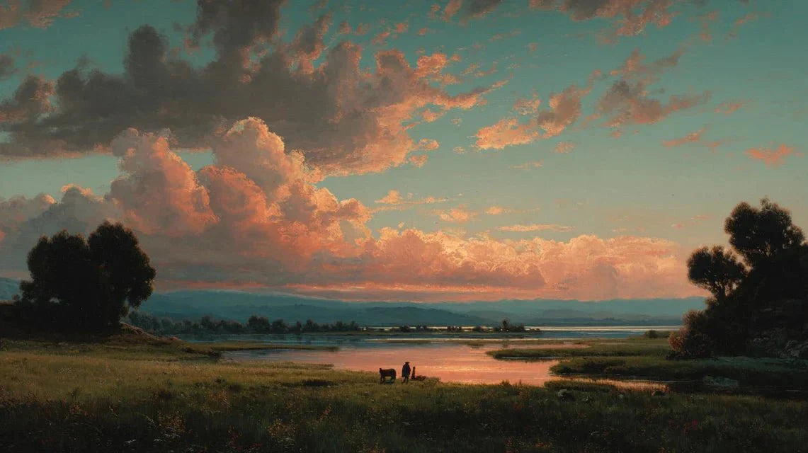 Symbolique des paysages de crépuscule dans l'art romantique