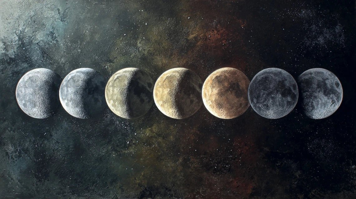 Symbolique des phases lunaires dans l'art contemporain