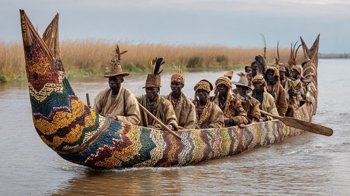 Symbolique des pirogues dans l'art décoratif des peuples fluviaux