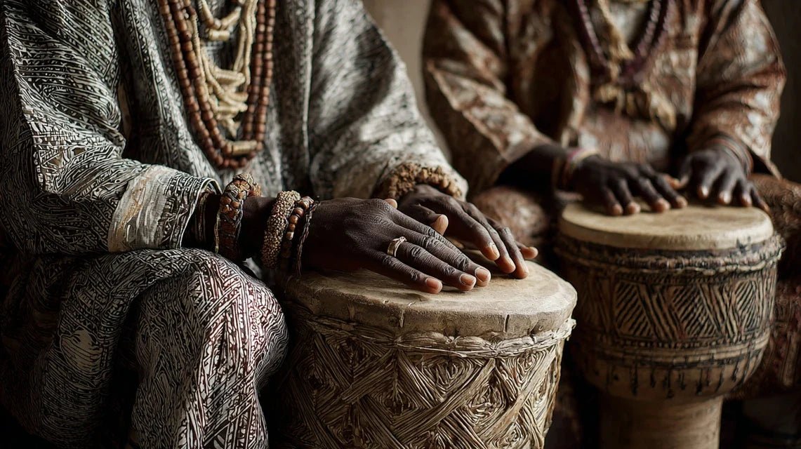 Symbolique du tambour dans l'art décoratif des royaumes côtiers africains