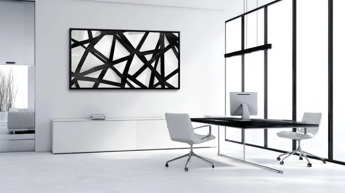 Tableau avec cadre métallique : design moderne et robustesse pour vos murs