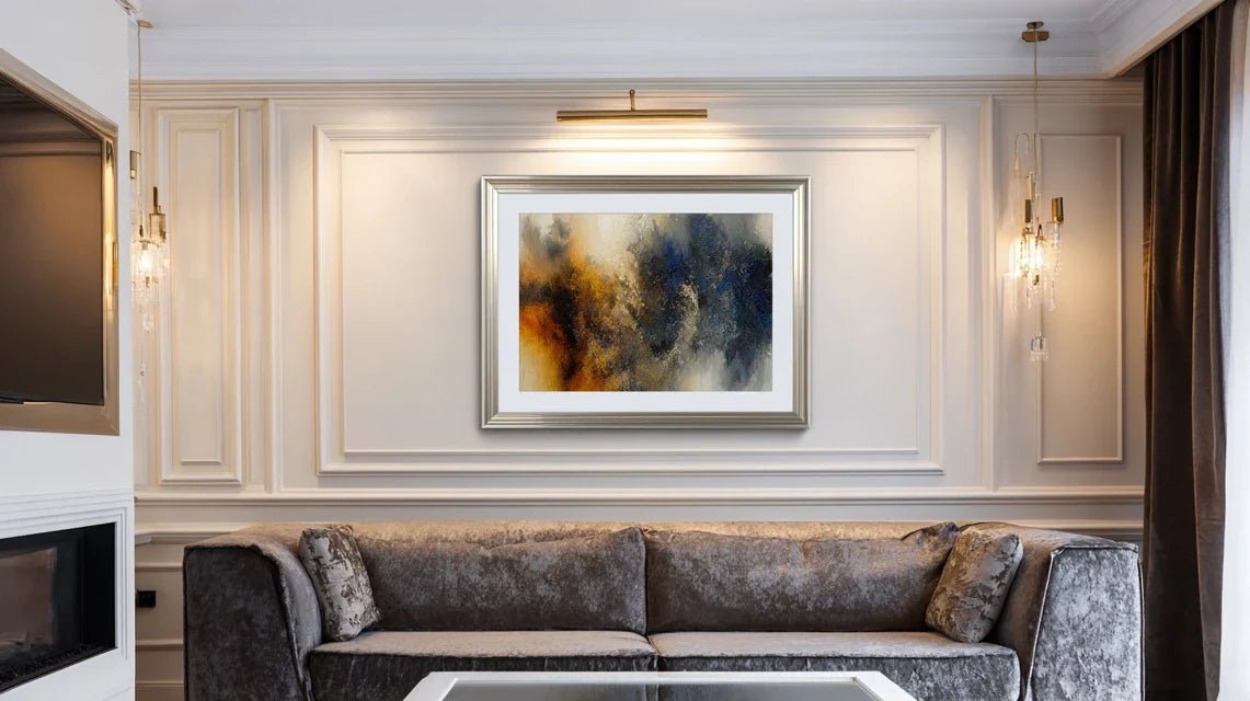 Tableau avec passe-partout : raffinement visuel et protection de l’œuvre