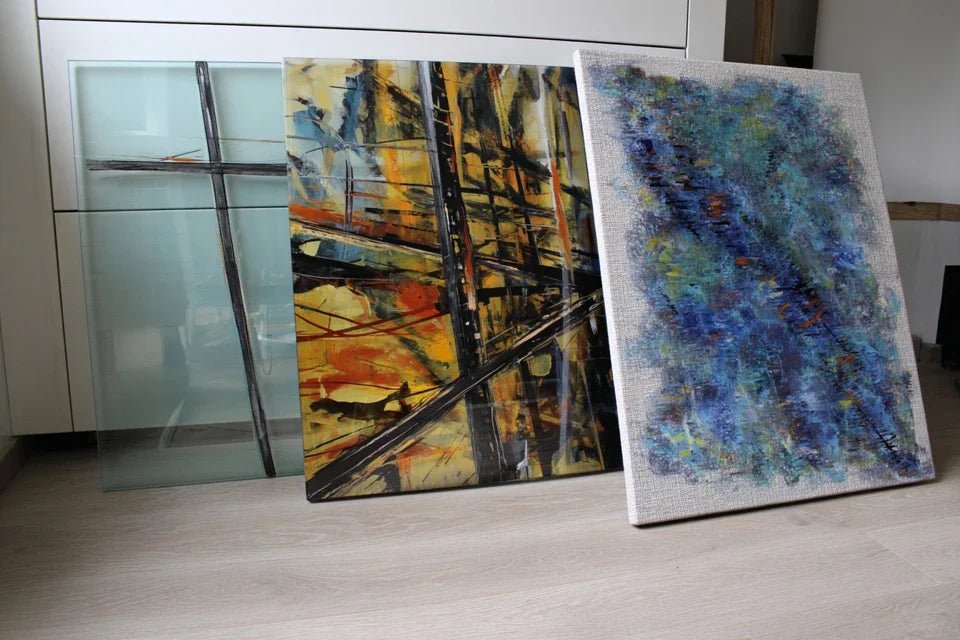 Tableau en verre acrylique, alu Dibond ou toile : lequel choisir ?