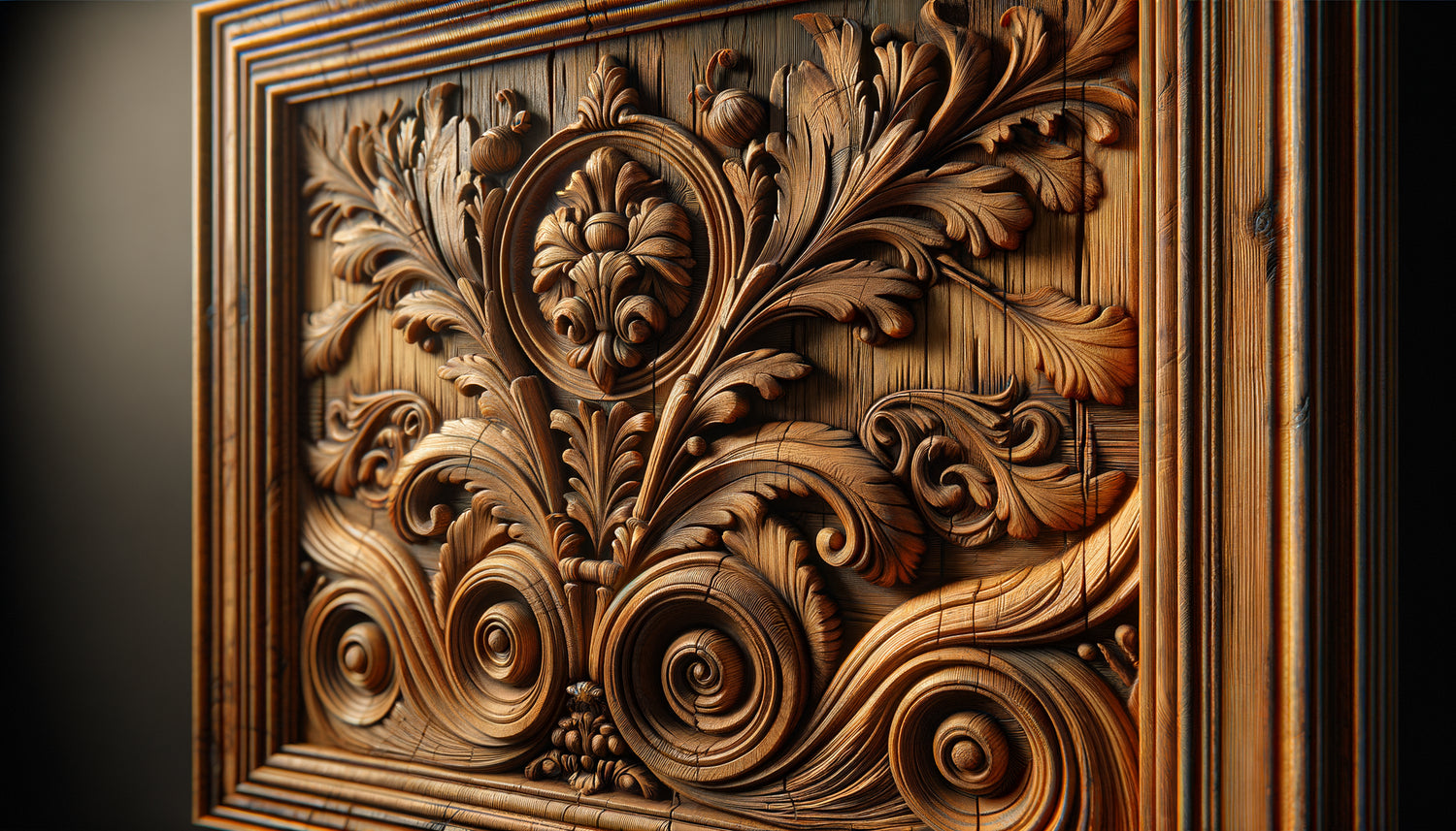 Gros plan d'un tableau mural vintage en bois massif avec patine naturelle et texture authentique