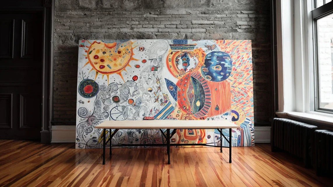 Tableau posé à même le sol : les erreurs à éviter absolument