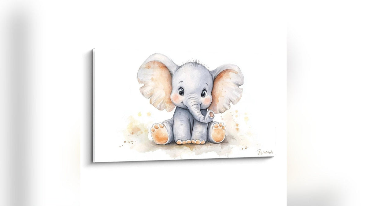 Tableau encadré sur un mur : Enfants N°3