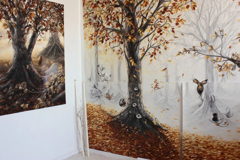 Tableaux muraux pour une déco d’automne chaleureuse