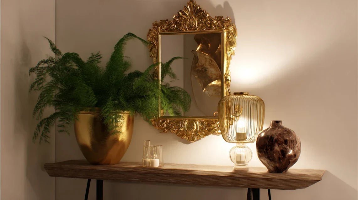 Tableaux sur meuble d’entrée : compositions équilibrées à tester