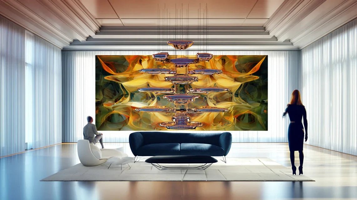 Tableaux surdimensionnés : l’art XXL pour un effet spectaculaire