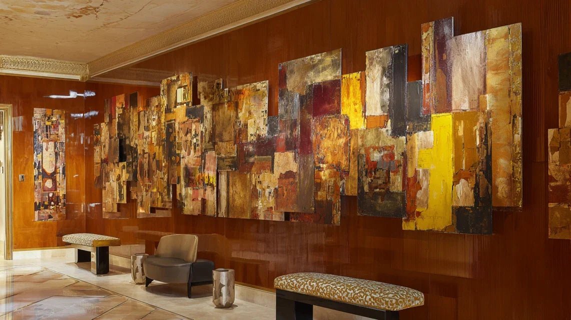 Tableaux texturés pour une ambiance déco haut de gamme et sensorielle