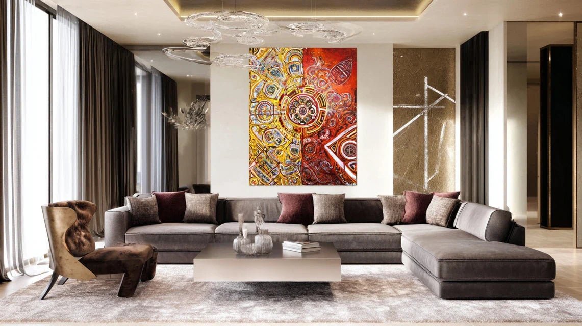 Un tableau mural comme pont entre plusieurs traditions