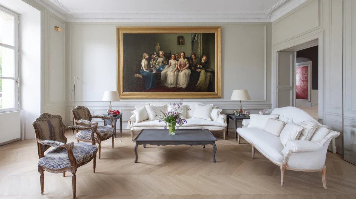 Un tableau mural transmis comme héritage de famille