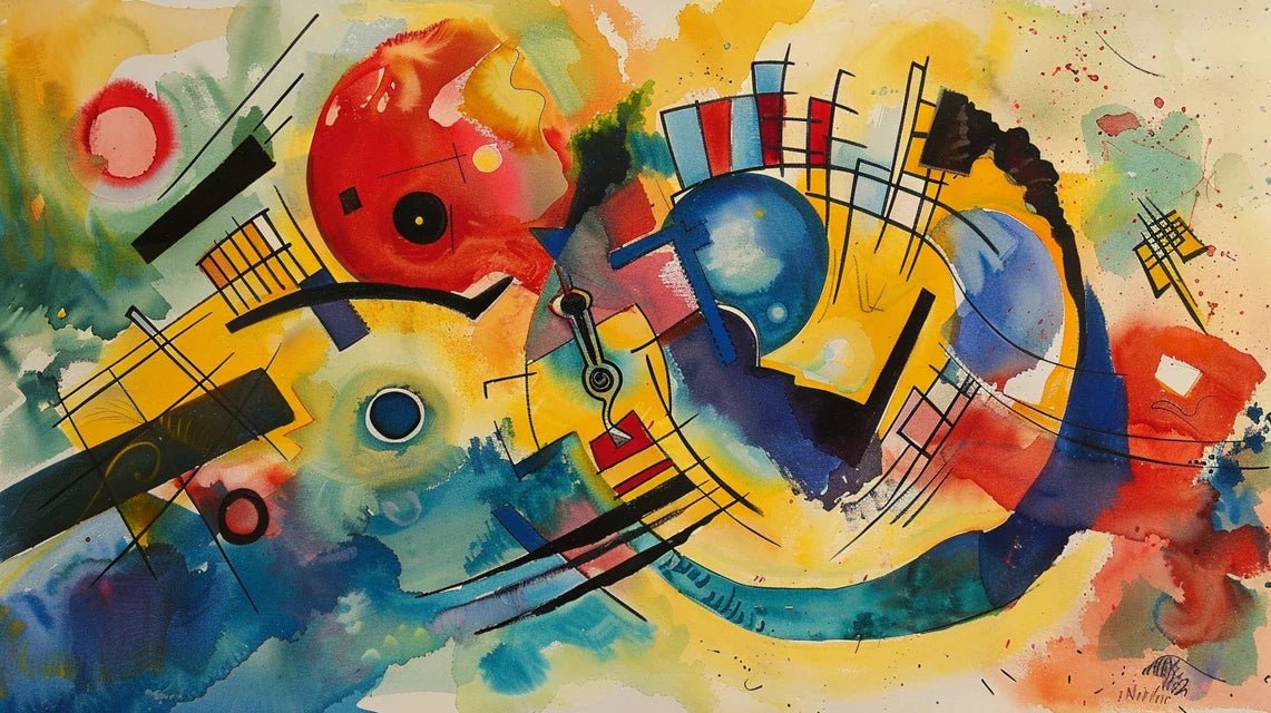 Vassily Kandinsky et la naissance du premier tableau abstrait : révolution artistique de 1910