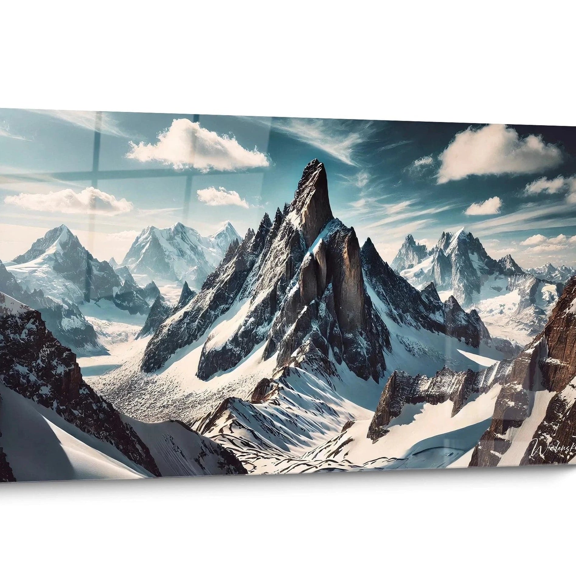 Tableau pour salon Montagne Panoramique