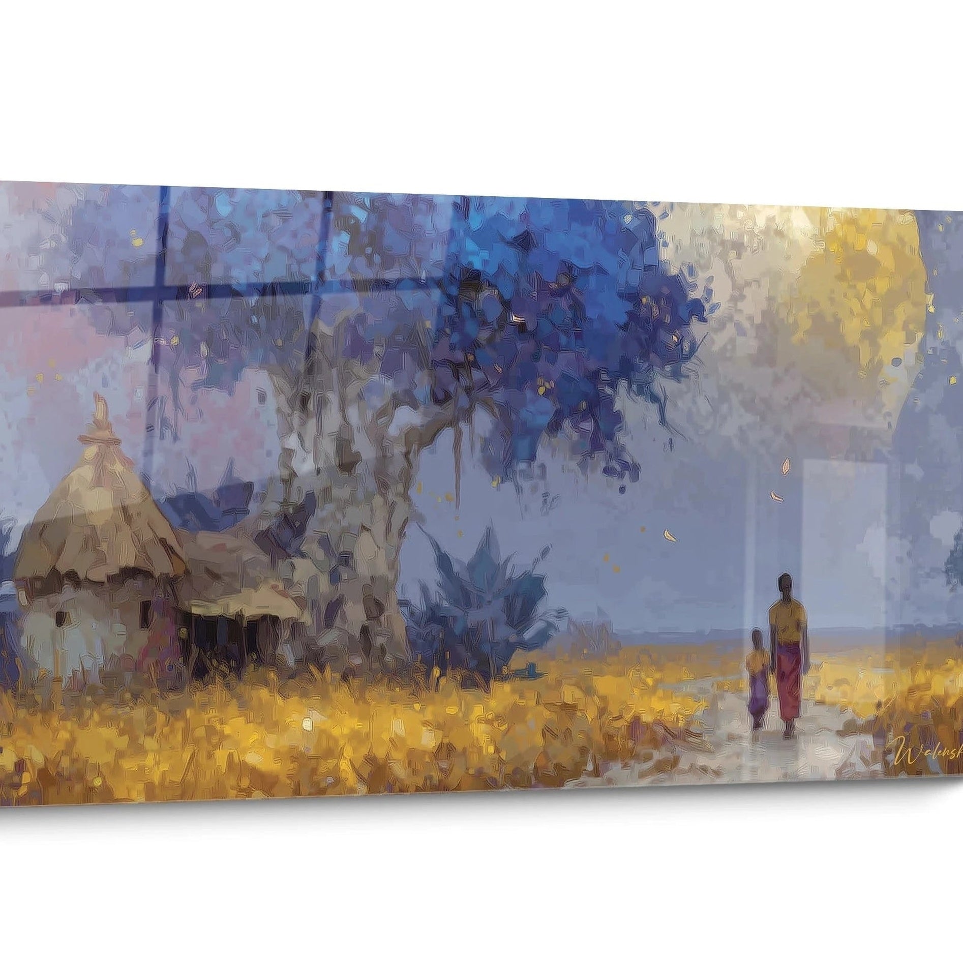 Tableau Paysages africains Doré