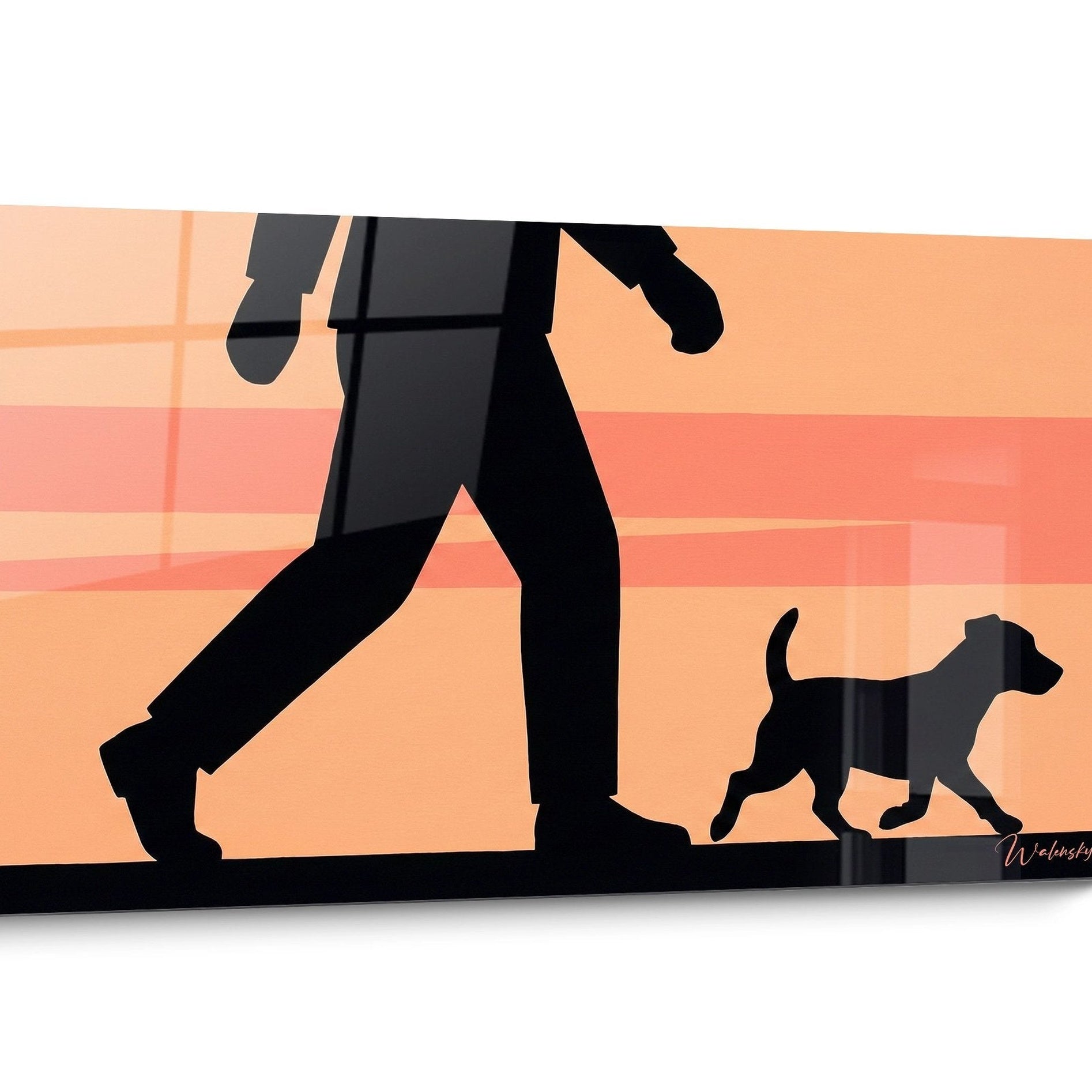Tableau chien Jack Russel Terrier Noir et Blanc