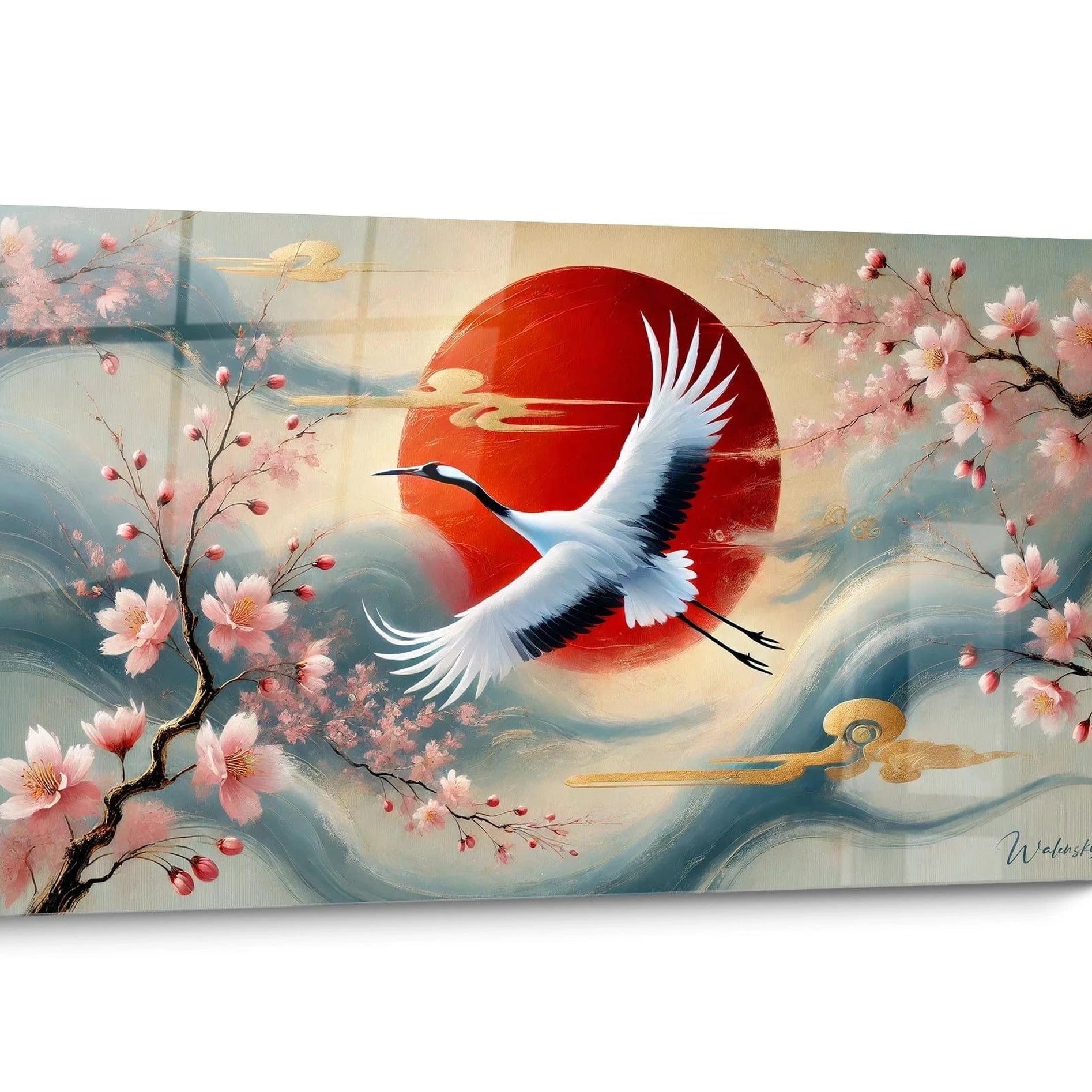 Tableau grue Japonais
