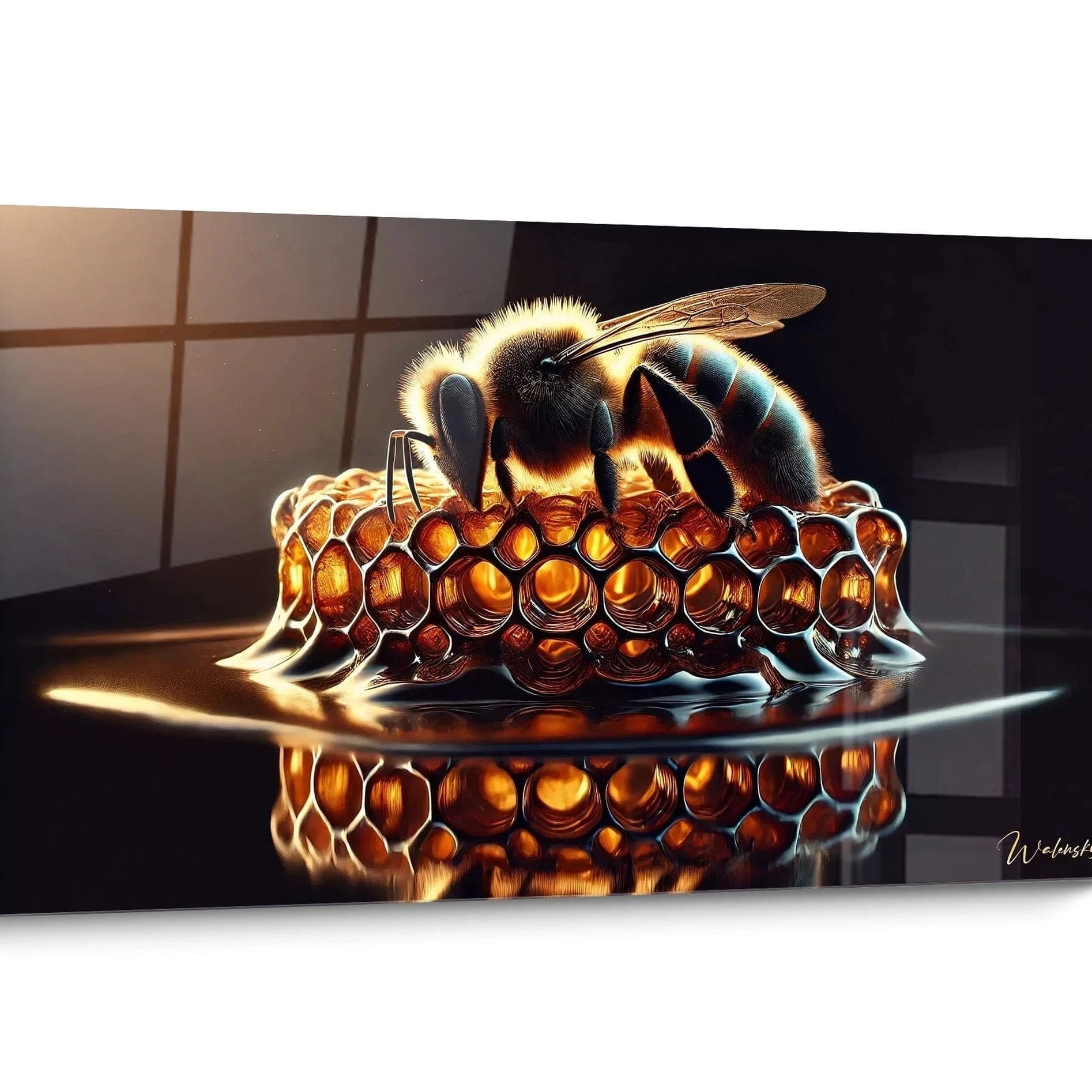 Tableau Abeille Doré