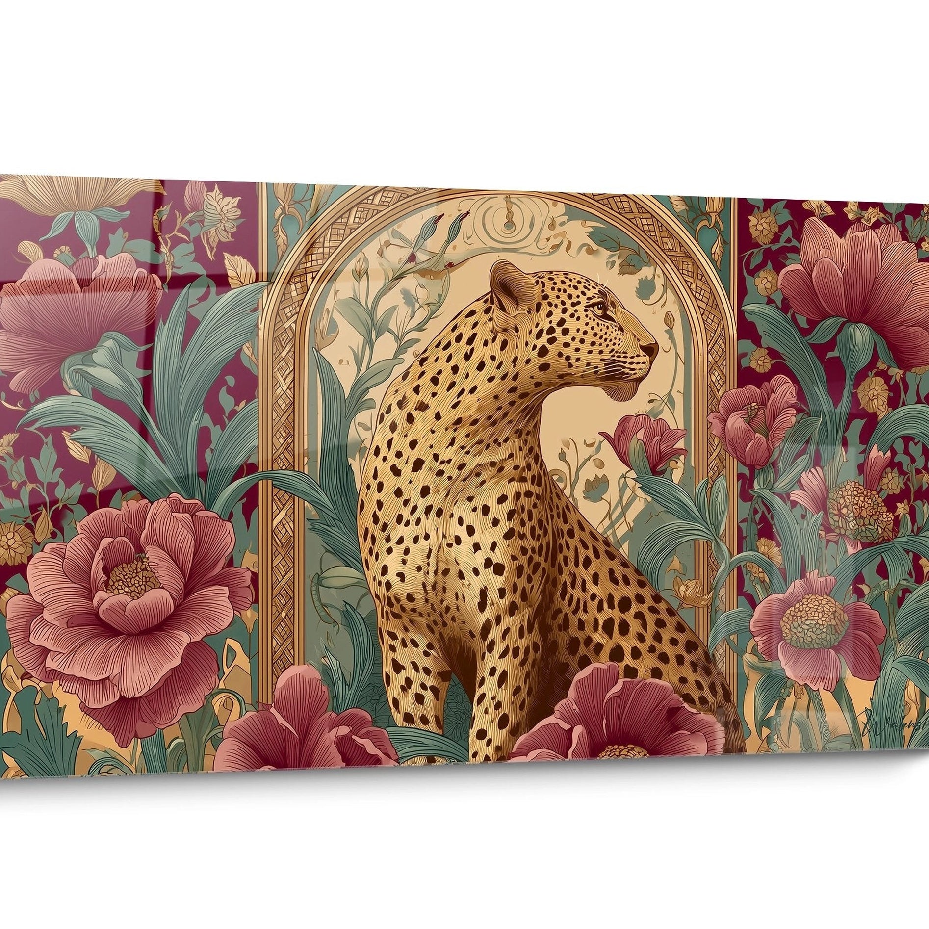 Tableau panthère Dorée