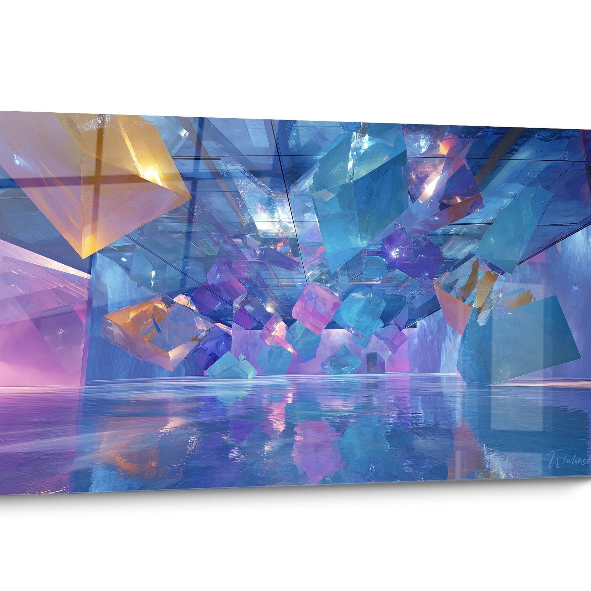Tableau Architecture Futuriste