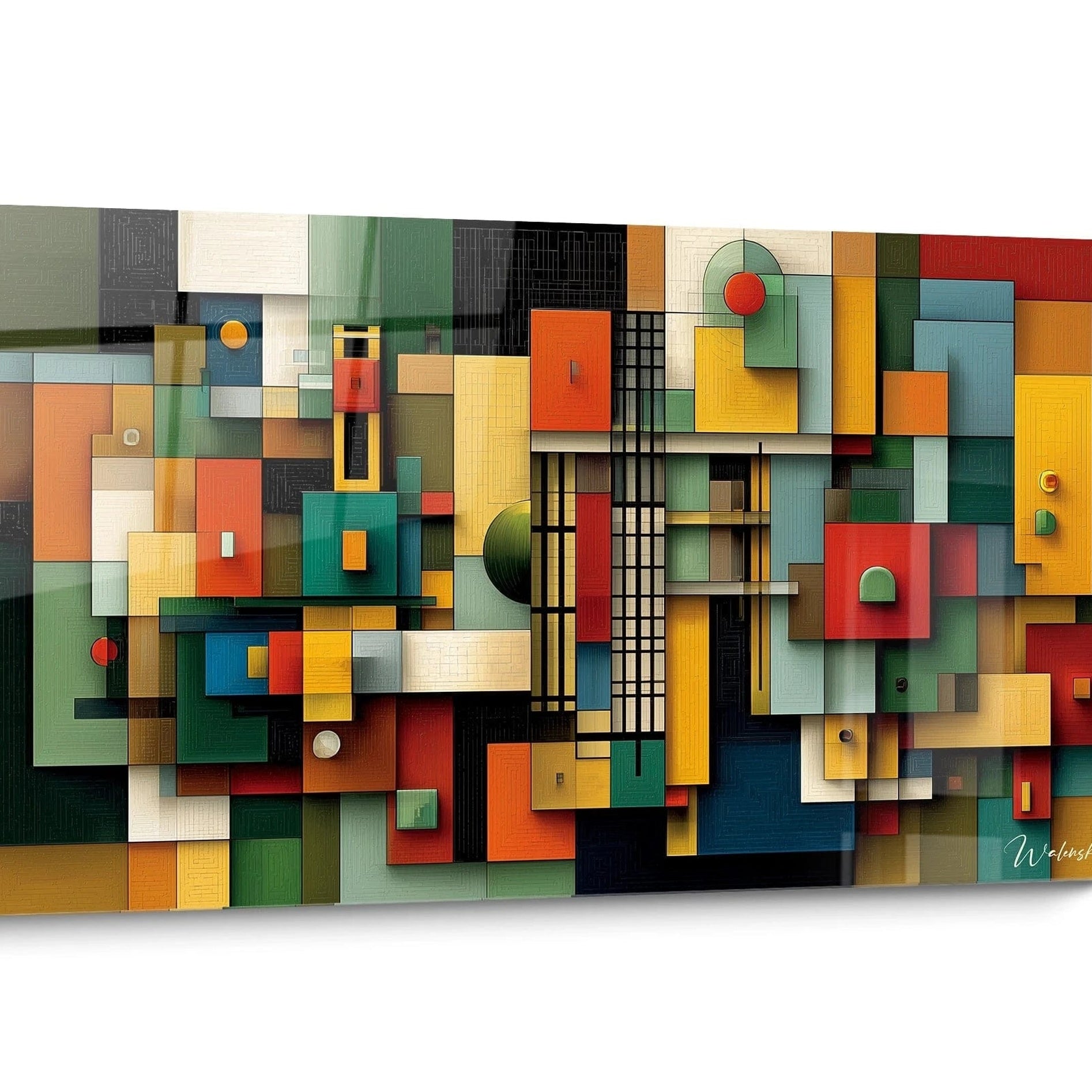 Tableau Bauhaus Géométrique