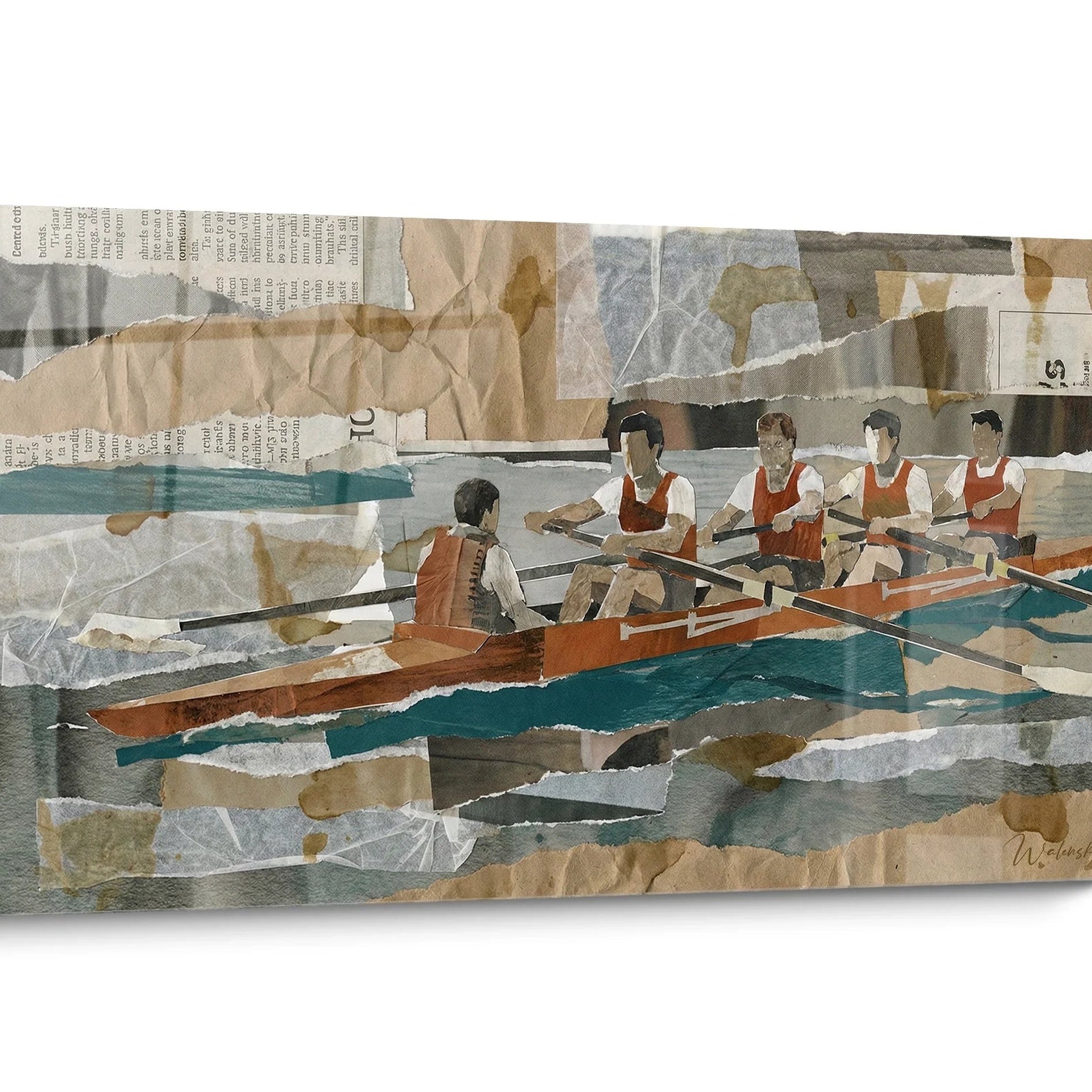 Tableau aviron Vintage