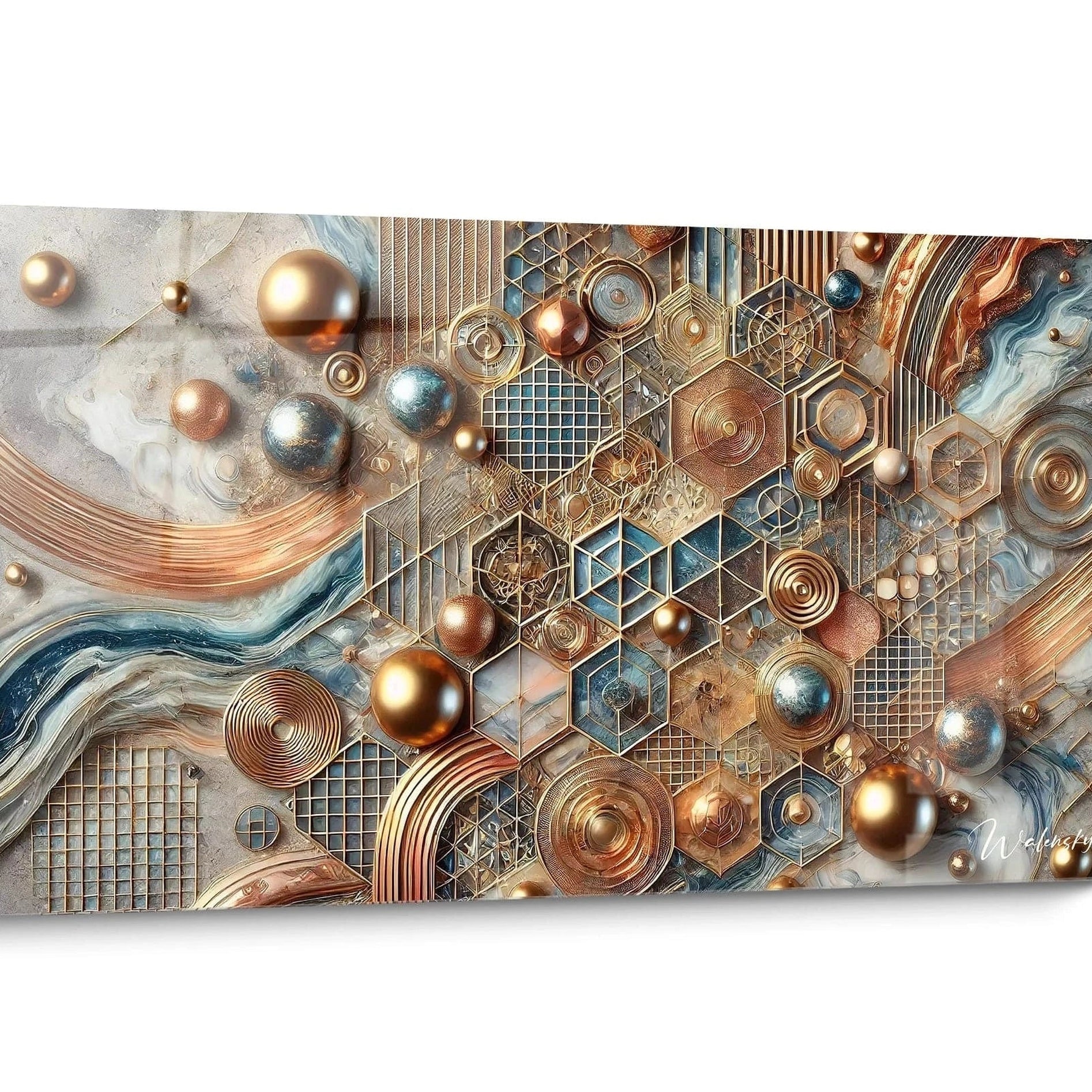 Tableau pour boutique de luxe Doré