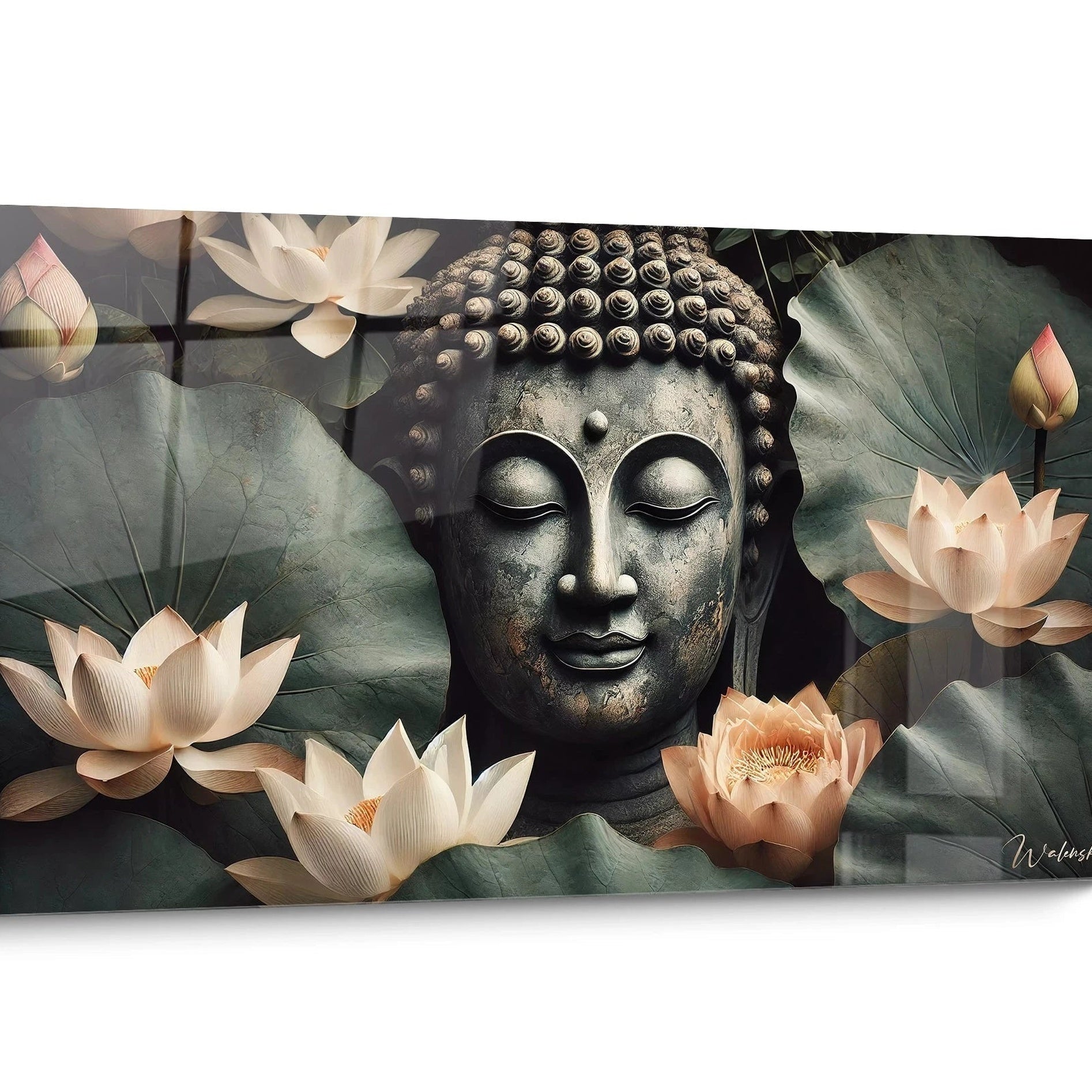 Tableau Zen Lotus Bouddha