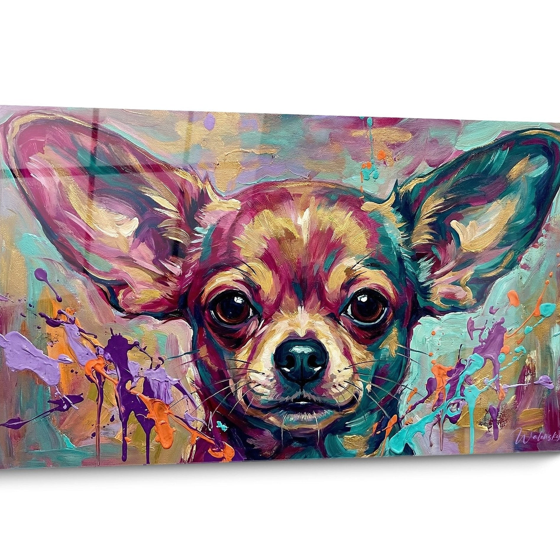 Tableau chien Chihuahua Portrait