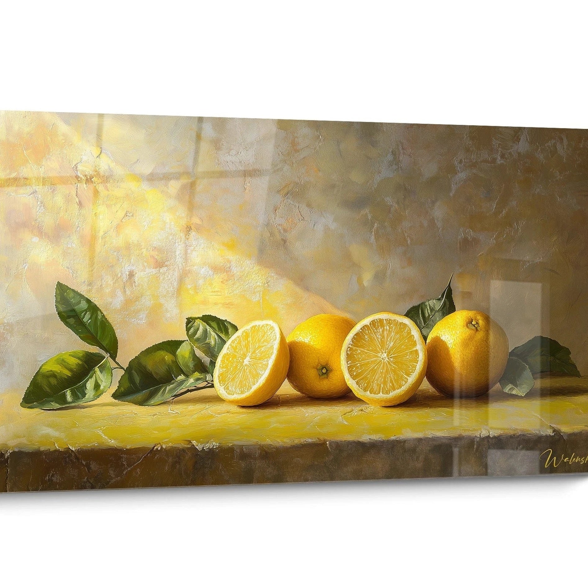 Tableau Citron Minimaliste