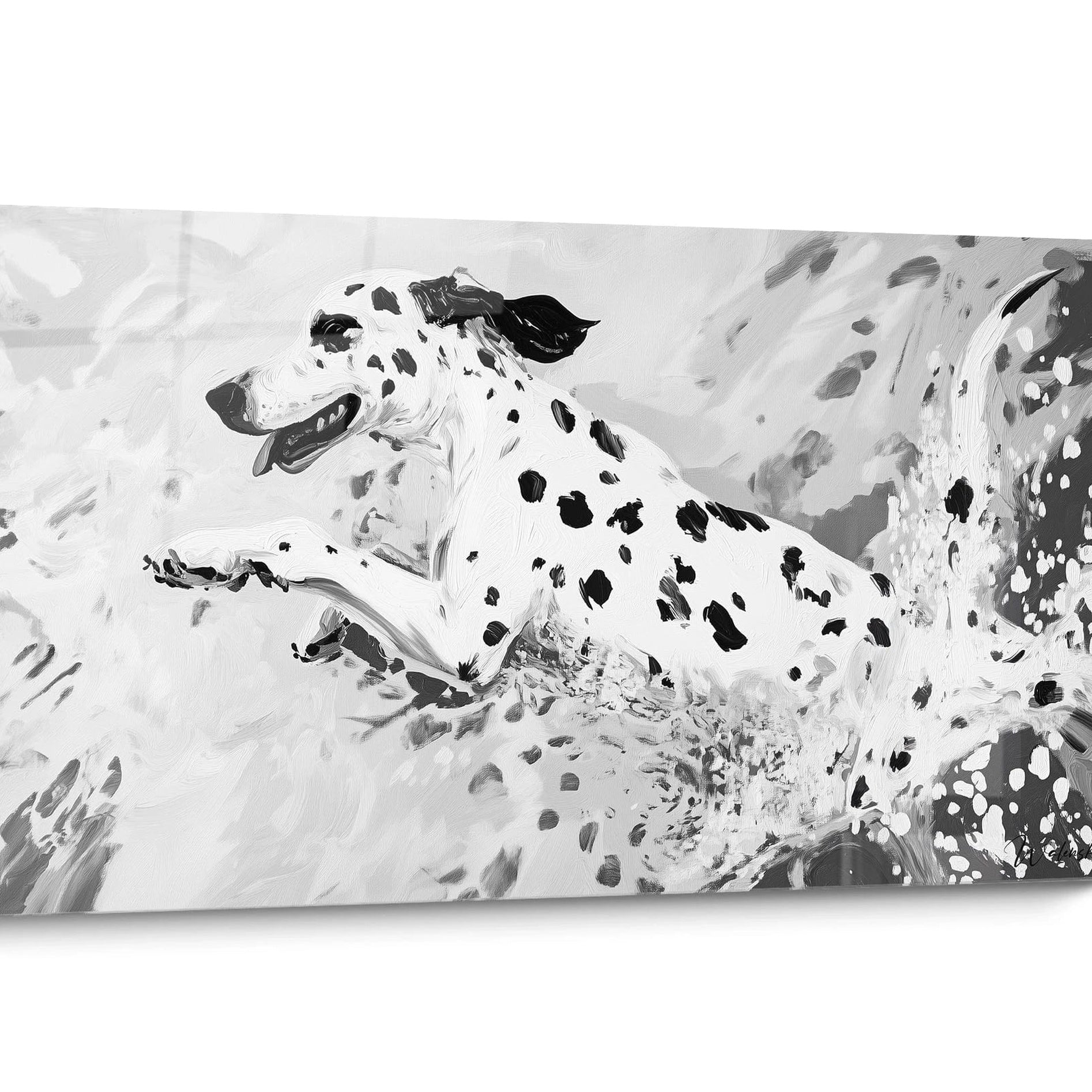 Tableau animaux noir et blanc