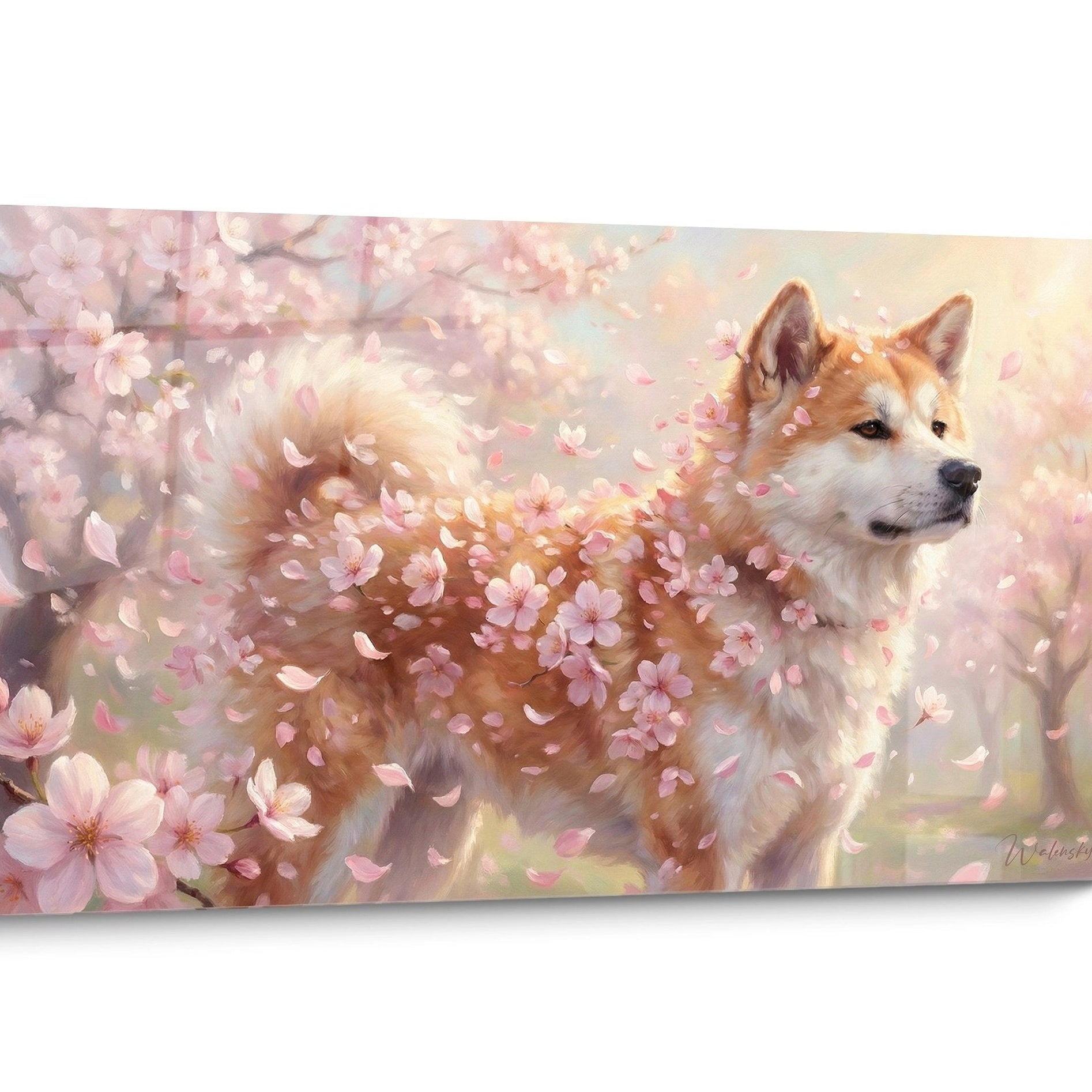 Tableau chien Akita Inu Japonais