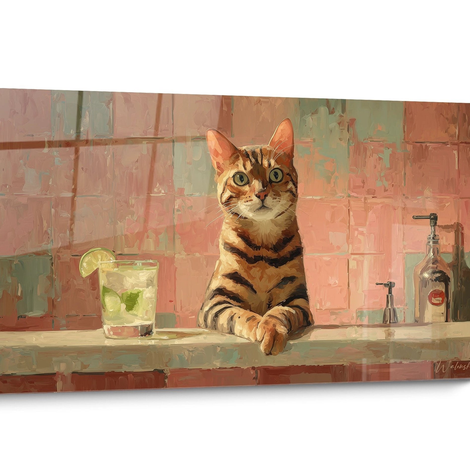Tableau chat Toyger Pop Art