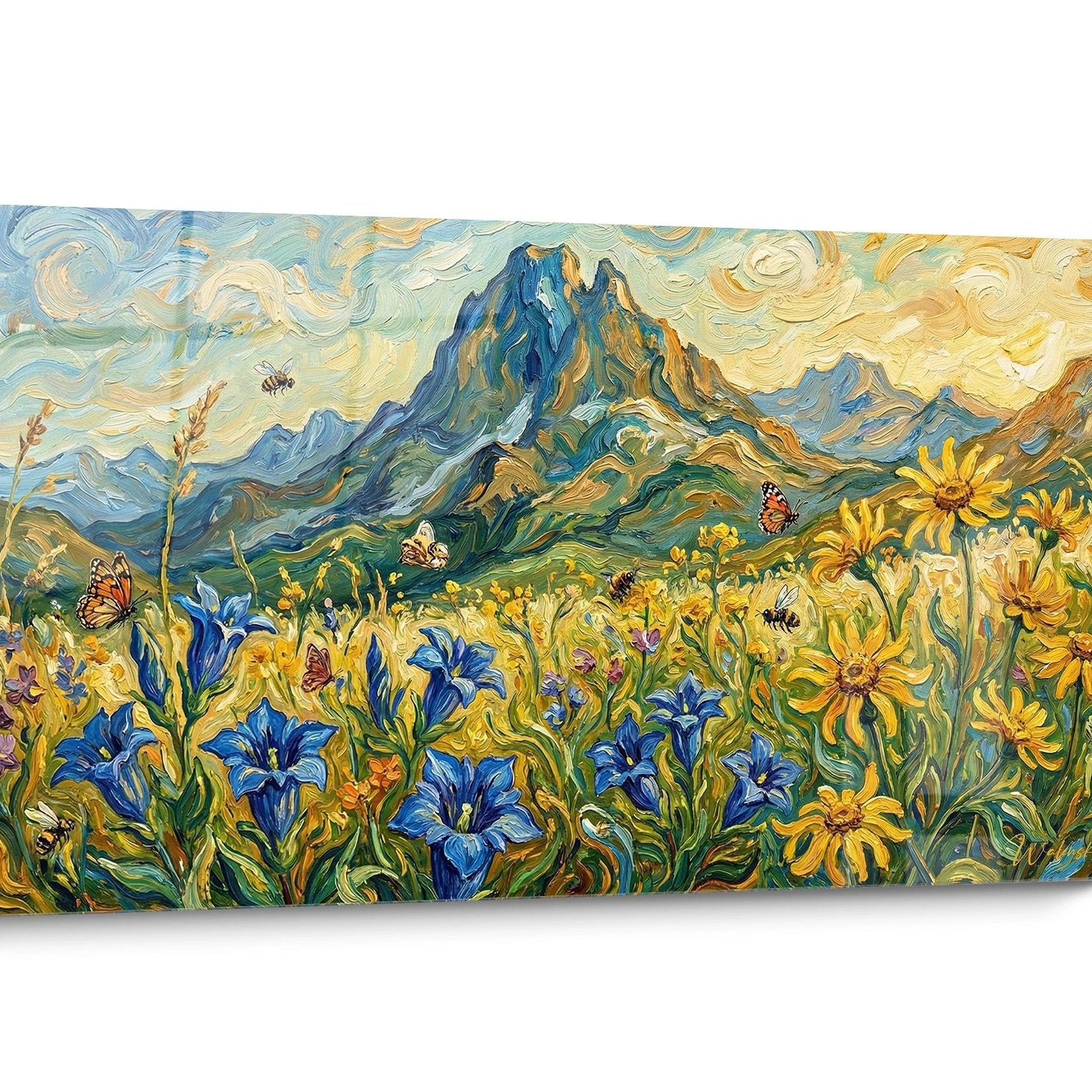 Tableau Pyrénées Impressionniste
