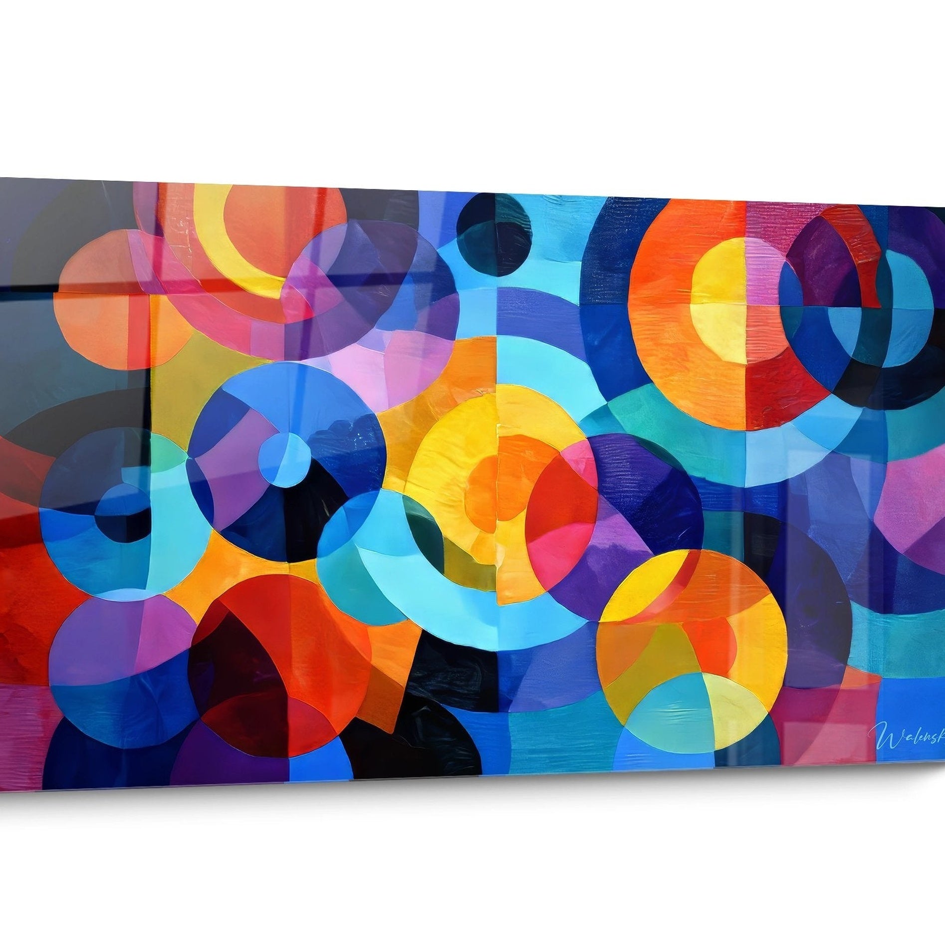 Tableau Abstrait Géométrique