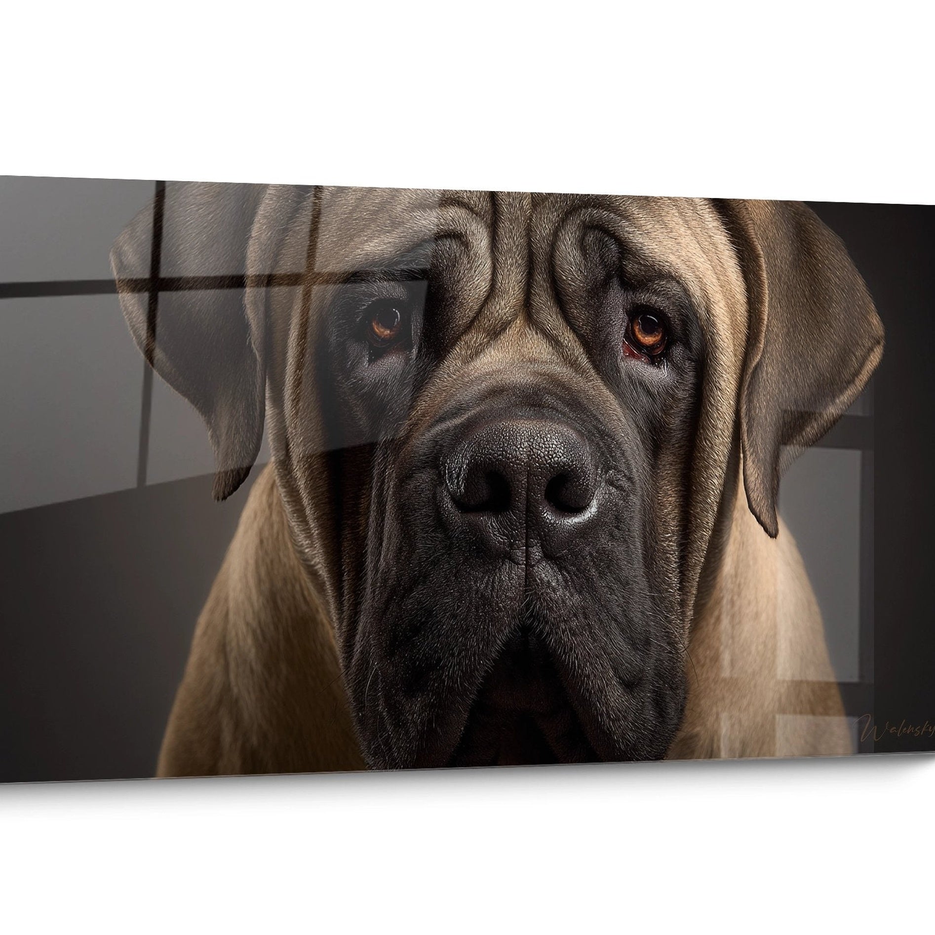 Tableau chien Mastiff Anglais Réaliste