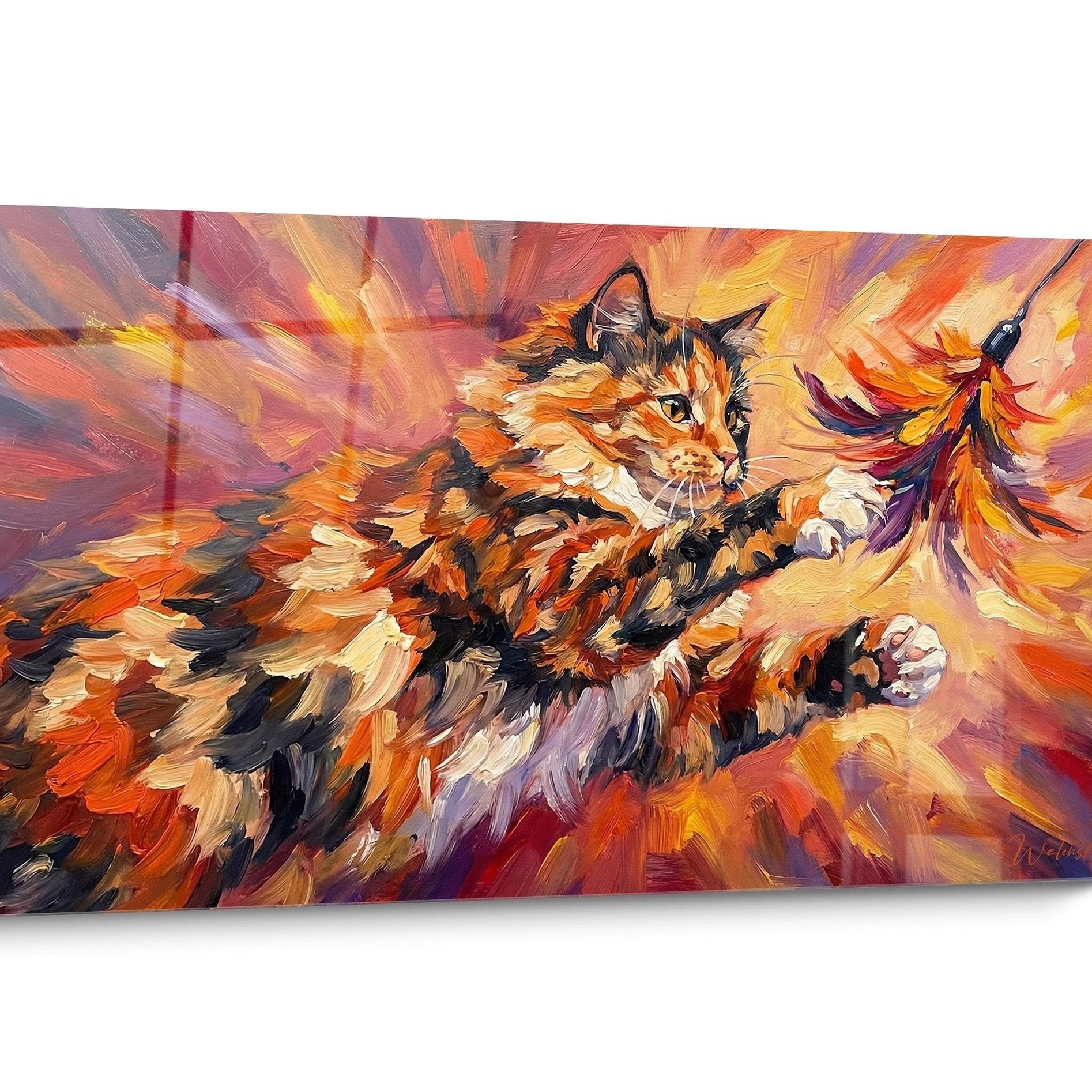 Tableau chat Ragamuffin Expressionniste