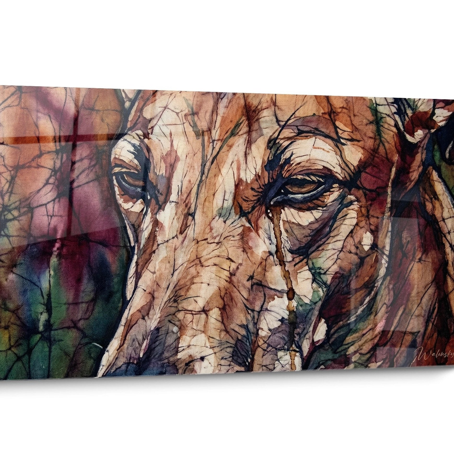 Tableau Lévrier Greyhound Portrait