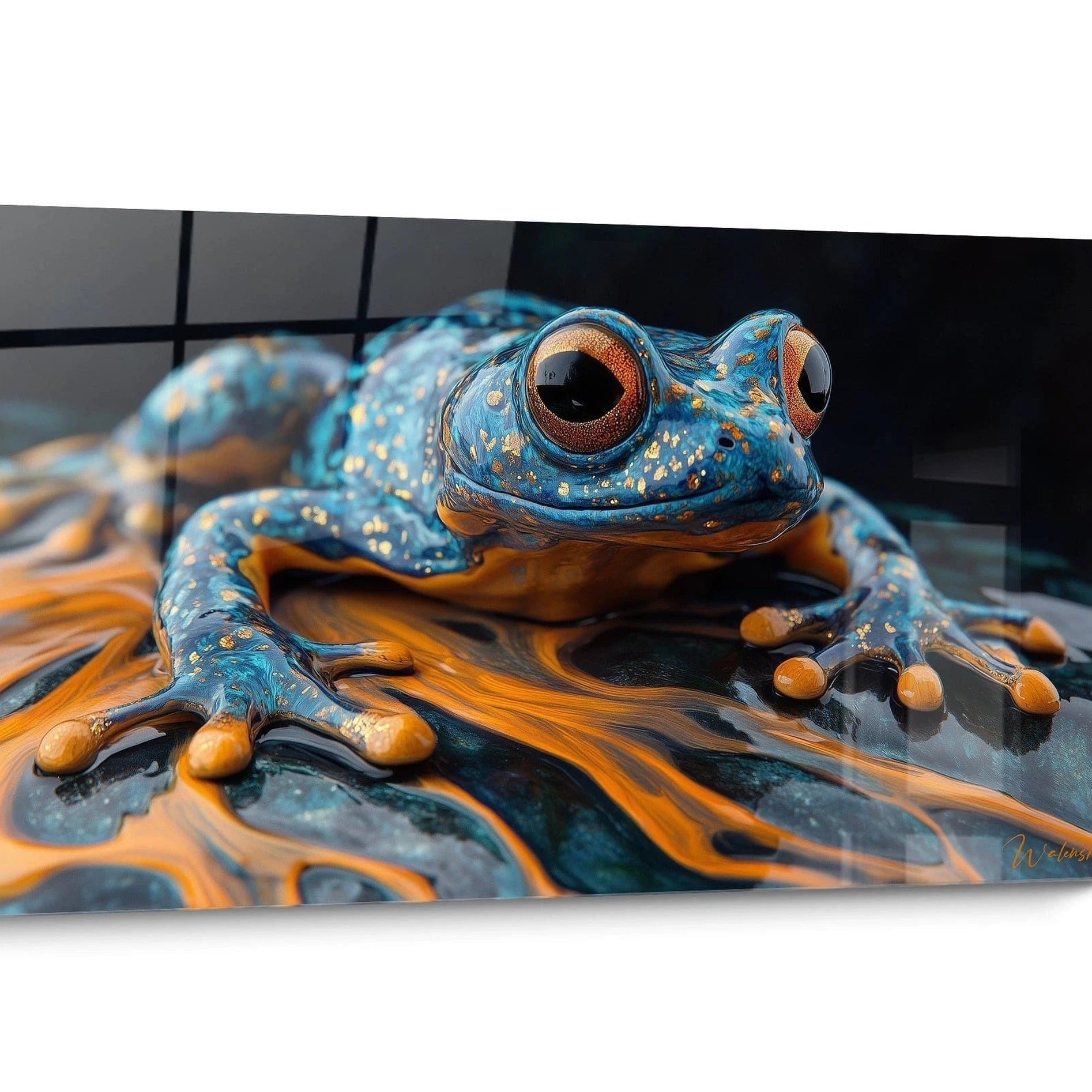 Tableau Grenouille Coloré