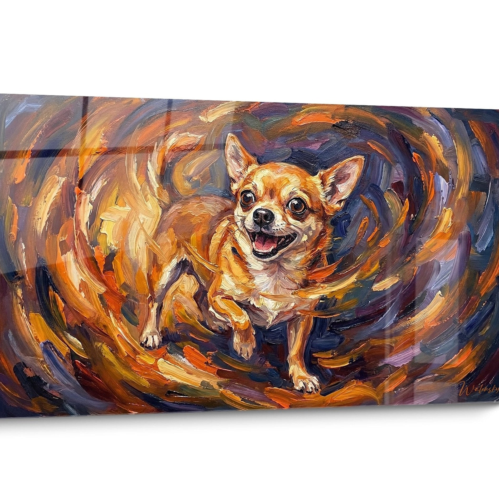 Tableau chien Chihuahua Pop Art